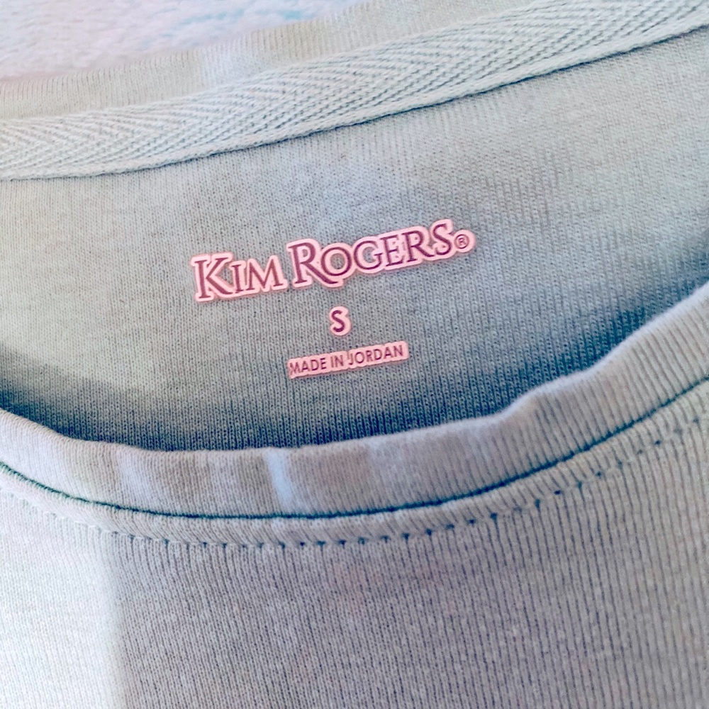 Kim Rogers Blue Shirt